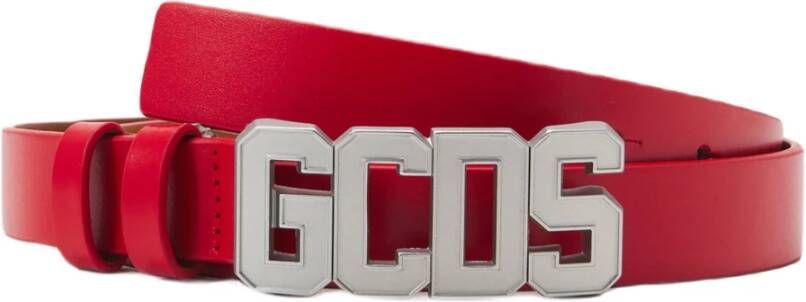 Gcds Belt with logo Rood Dames
