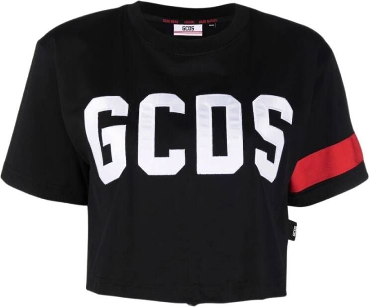 Gcds Cc94W13011502 T-Shirt Zwart Dames