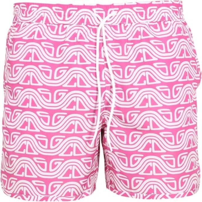 Gcds Costume With Waved Print Roze Heren