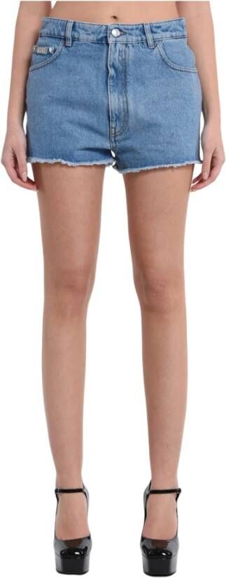 Gcds Denim Shorts Blauw Dames