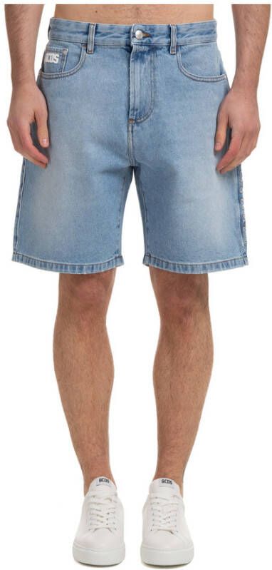Gcds Denim shorts Blauw Heren