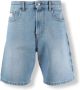 Gcds Denim Casual Blauwe Shorts Blue Heren - Thumbnail 1