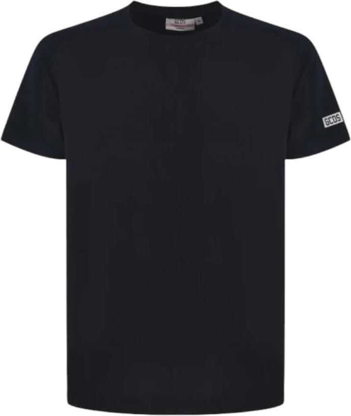 Gcds Zwart Logo Voorkant T-shirt Black - Foto 6