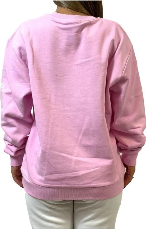 Gcds Essentials Crewneck Sweatshirt Vrouwen Pink Dames - Foto 2