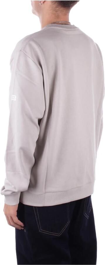 Gcds Heren Crewneck Essentials Sweatshirt Gray Heren - Foto 3