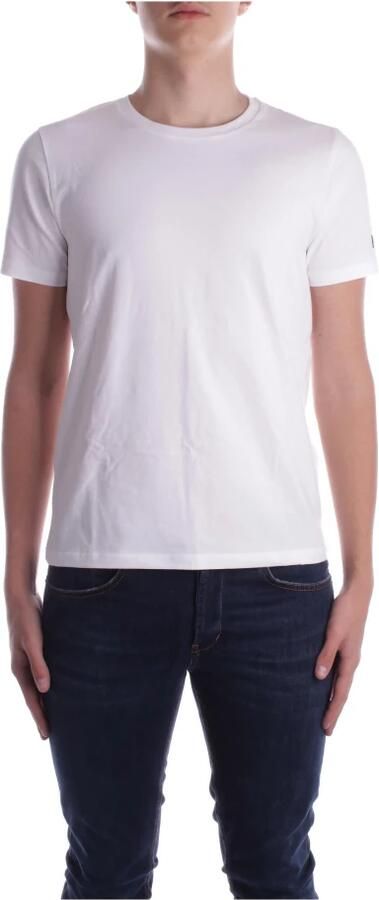 Gcds Witte Katoenen T-shirt met Logo White Heren - Foto 2