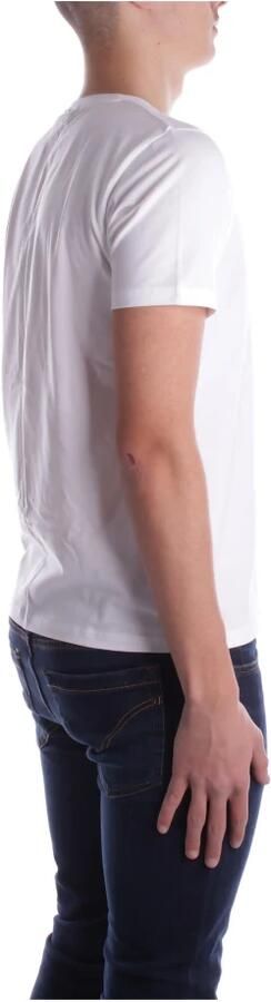 Gcds Witte Katoenen T-shirt met Logo White Heren - Foto 6