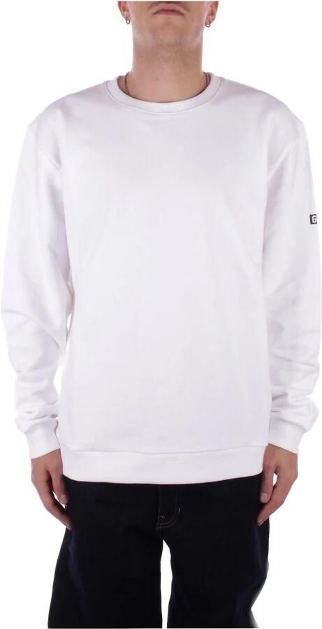 Gcds Halve-Zip Katoenen Sweatshirt met Logodetail White Dames - Foto 11
