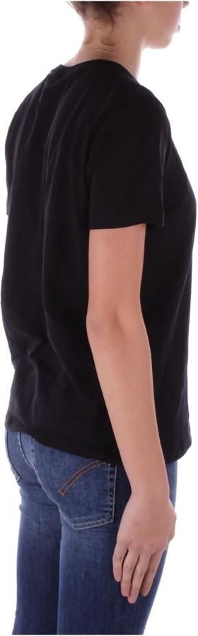 Gcds Zwart Logo Voorkant T-shirt Black - Foto 4