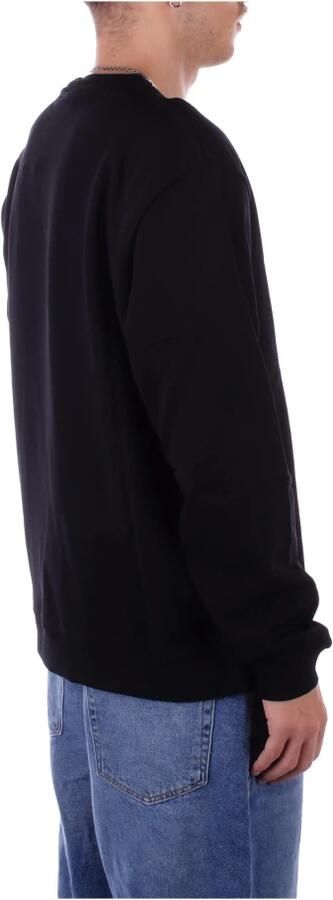 Gcds Essentials Katoenen Crewneck Sweatshirt Zwart Black Heren - Foto 9