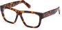 Gcds Bruine Rechthoekige Optische Monturen met Demo Lenzen Brown Unisex - Thumbnail 1