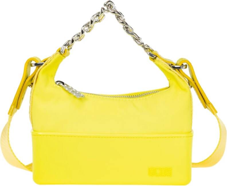 Gcds handbag cross-body messenger bag Matilda Yellow Dames