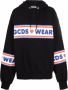 Gcds Zwarte hoodie met kleurrijk logo Multicolor Heren - Thumbnail 1