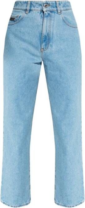 Gcds Straight Jeans Blue Dames