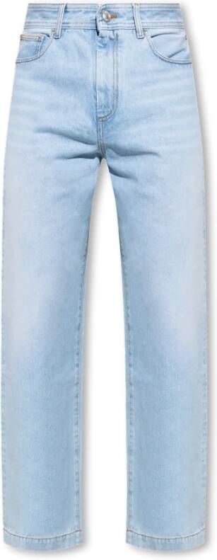 Gcds Jeans met rechte pijpen Blauw Heren