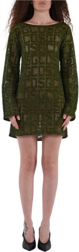 Gcds Knitted Dresses Groen Dames
