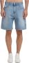Gcds Denim Casual Blauwe Shorts Blue Heren - Thumbnail 2