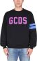 Gcds Logo geborduurd sweatshirt Zwart Heren - Thumbnail 1