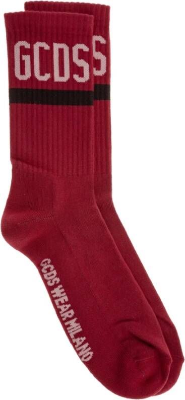 Gcds Logo sokken Rood Dames