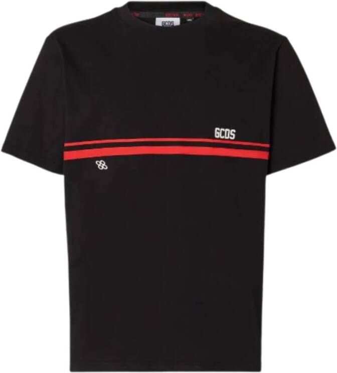 Gcds LOW Logo Band Regular T-Shirt Ss23M130170 Zwart Heren