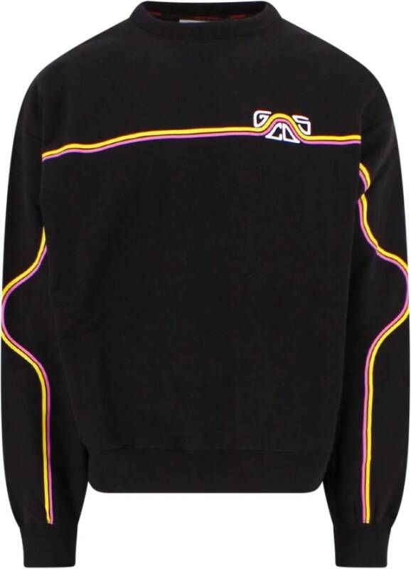 Gcds Men Clothing Sweatshirts Black Ss23 Zwart Heren