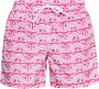 Gcds Patterned swim shorts Roze Heren - Thumbnail 1