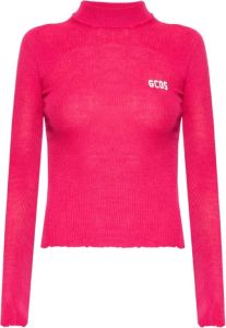 Gcds Ribbed sweater Roze Dames