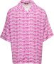Gcds Short Sleeve Shirts Roze Heren - Thumbnail 1