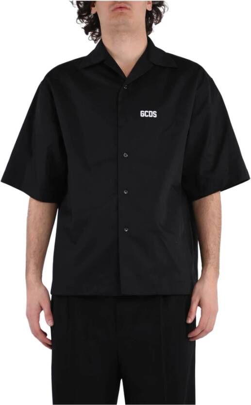 Gcds Short Sleeve Shirts Zwart Heren
