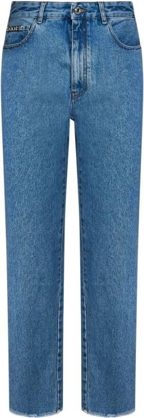 Gcds Slimfit-jeans Blauw Dames