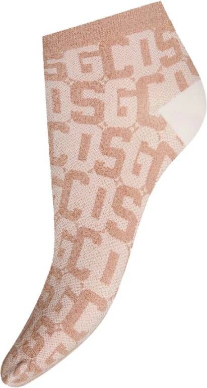 Gcds x wolford monogram socks Roze Dames