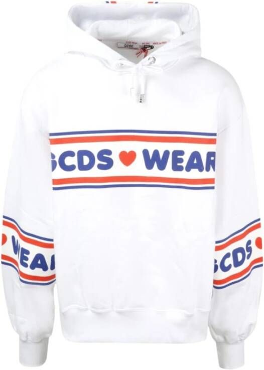 Gcds Sweaters White Wit Heren