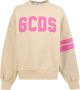 Gcds Sweatshirt met logo Beige Dames - Thumbnail 1