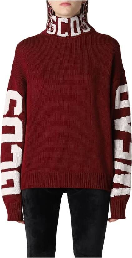 Gcds Sweatshirt Rood
