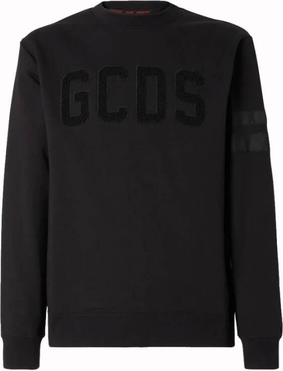 Gcds Logo sweatshirt Black Heren