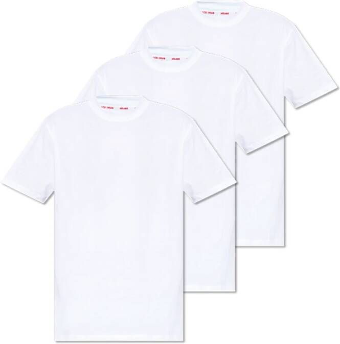 Gcds T-shirt 3-pack White Heren
