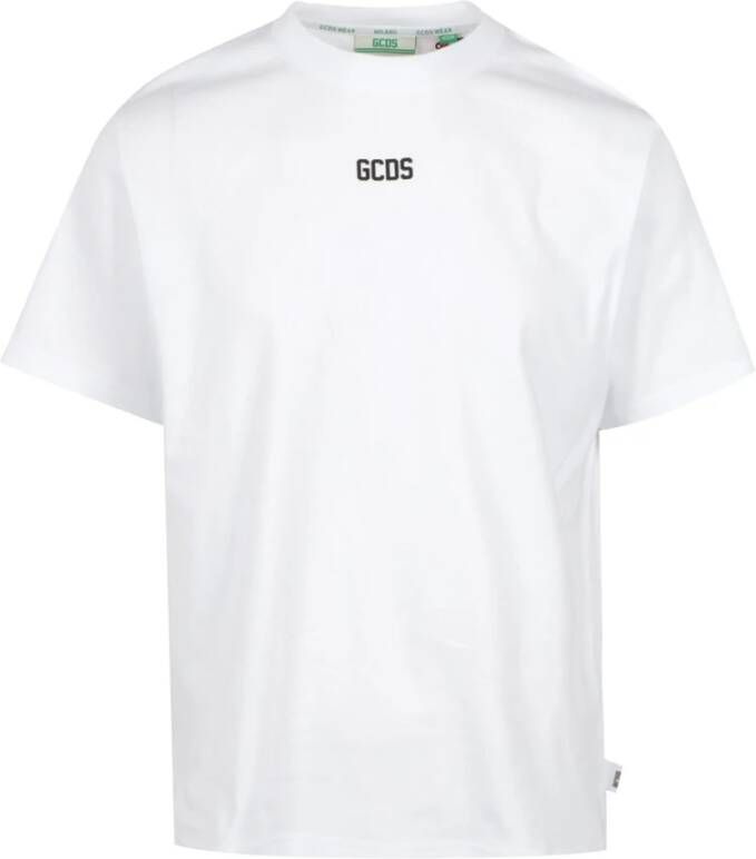 Gcds Basic Logo T-shirt Wit Heren