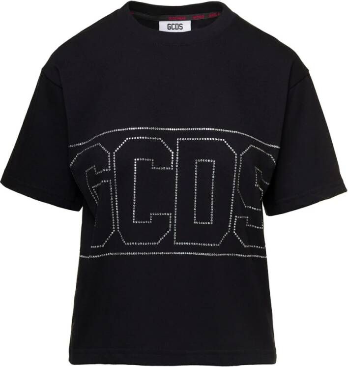 Gcds T-shirts and Polos Black Zwart Dames