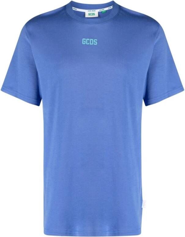 Gcds T-shirts and Polos Blue Blauw Heren