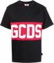 Gcds Logo Patroon T-shirt Black Heren - Thumbnail 3