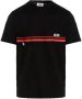 Gcds Gestreept Logo Print T-Shirt Black Heren - Thumbnail 1