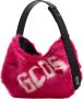 Gcds Twist Hobo Tas met Logo Patroon Roze Dames - Thumbnail 1