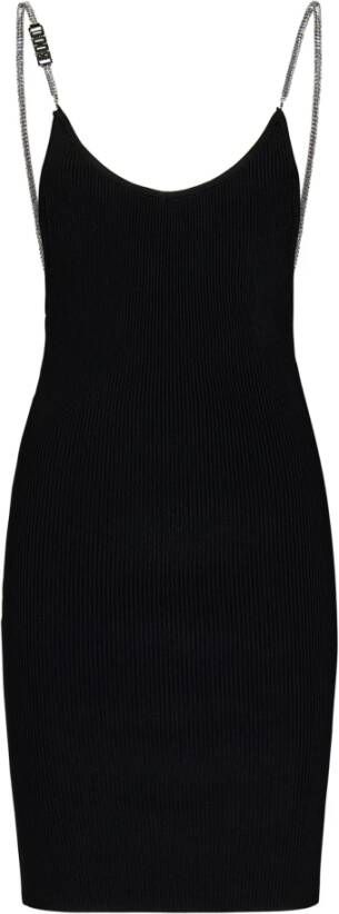 Gcds Zwarte jurk voor dames Aw23 Zwart Dames
