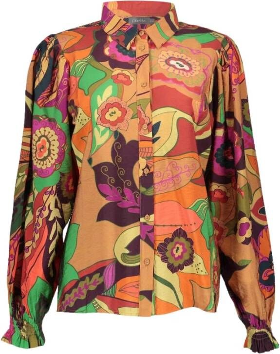 Geisha blouse 33692-20 000735 Bruin Dames