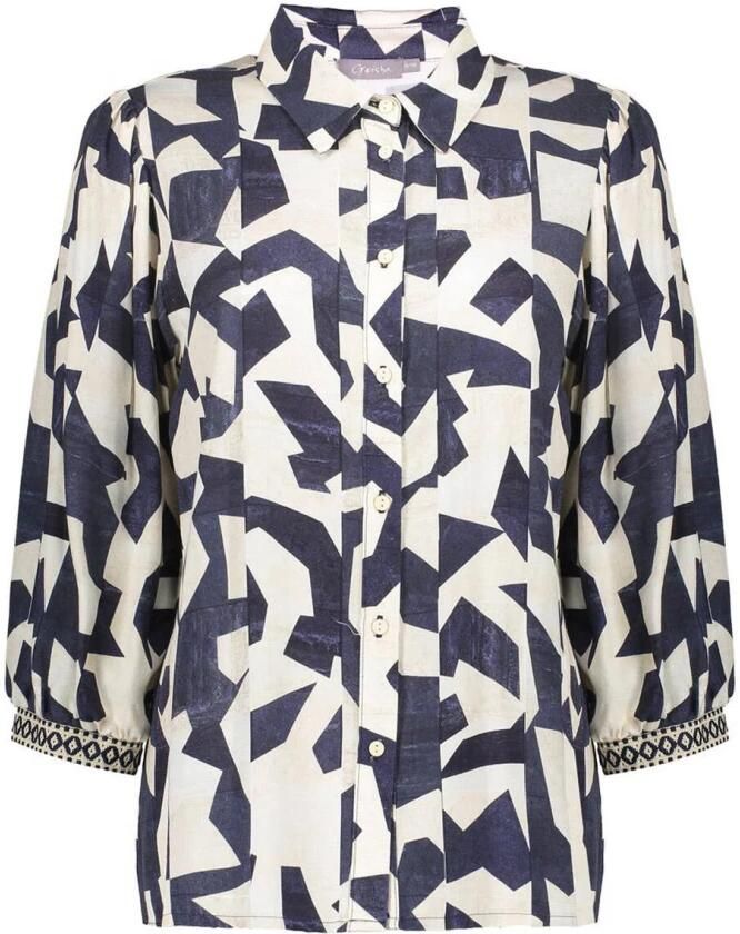 Geisha Elegante Blouse met Lange Mouwen Multicolor Dames