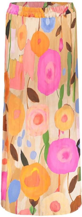 Geisha Floral AOP Rok Pink Dames