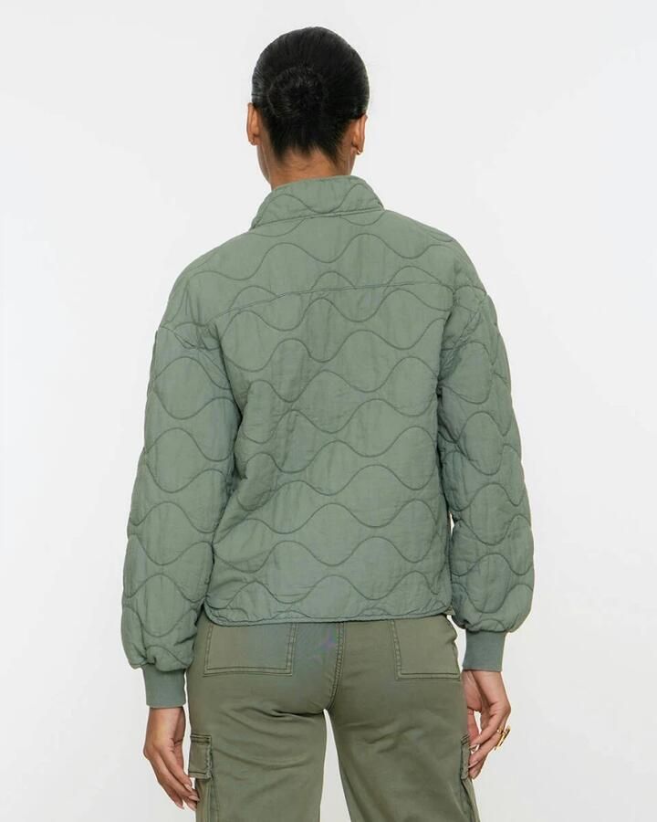 Geisha Stepped Light Jacket Green Dames - Foto 3