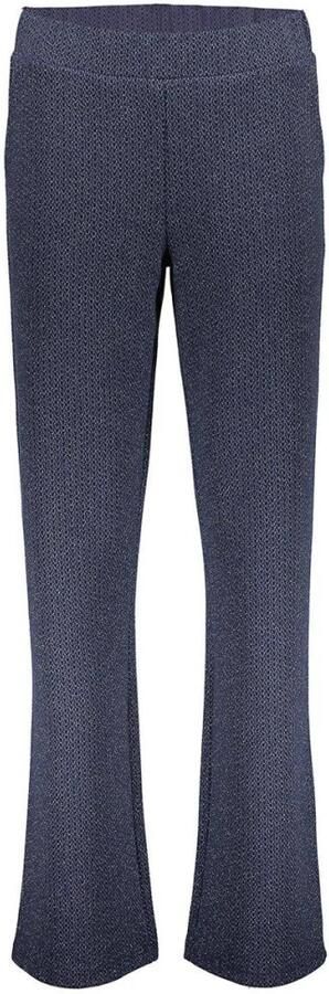 Geisha wide leg broek donkerblauw lurex