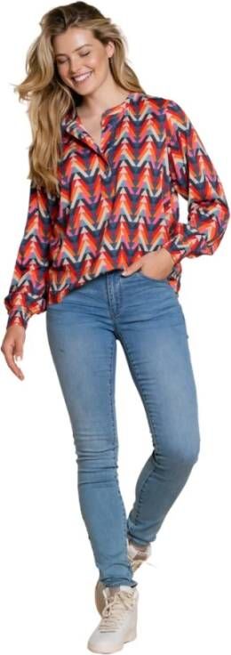 Geisha jeans 21509-10 steenblauw Blauw Dames