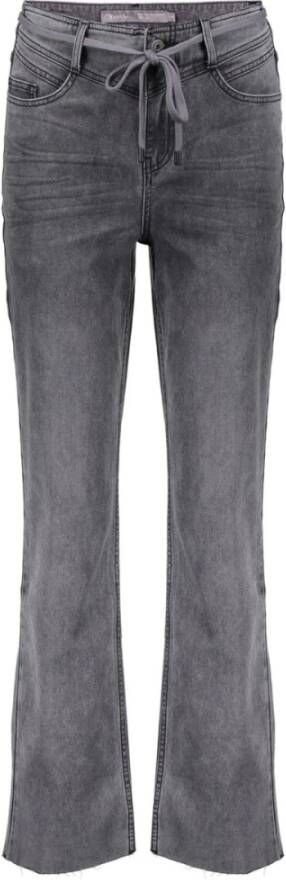 Geisha jeans wide 21714-10 -Grey denim Grijs Dames
